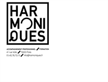Tablet Screenshot of harmoniques.fr